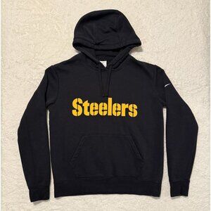 Nike NFL Men's Pittsburgh Steelers Black Hoodie Pullover Small 82% Cotton/ 1